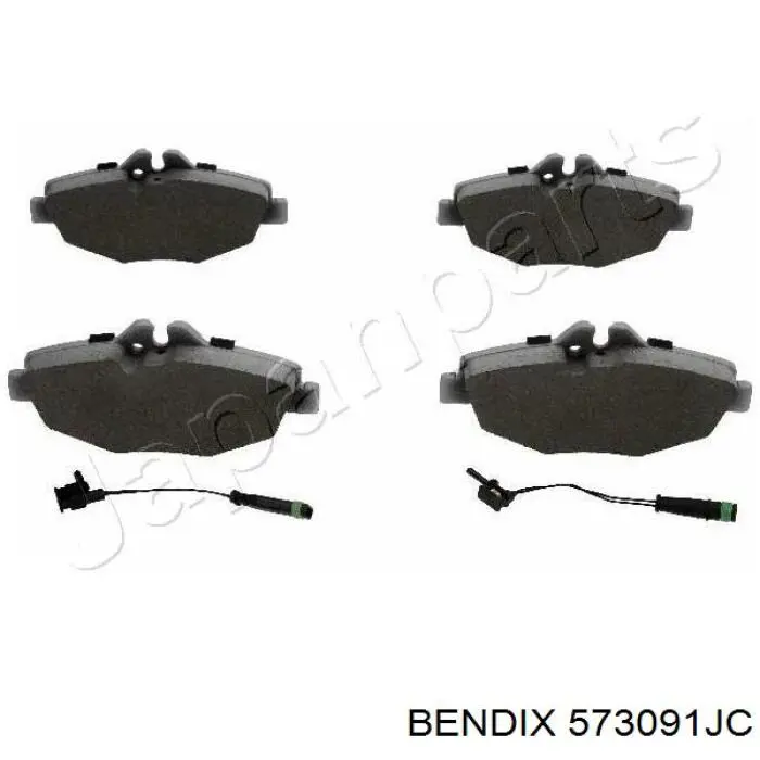 573091JC Jurid/Bendix Колодки передние