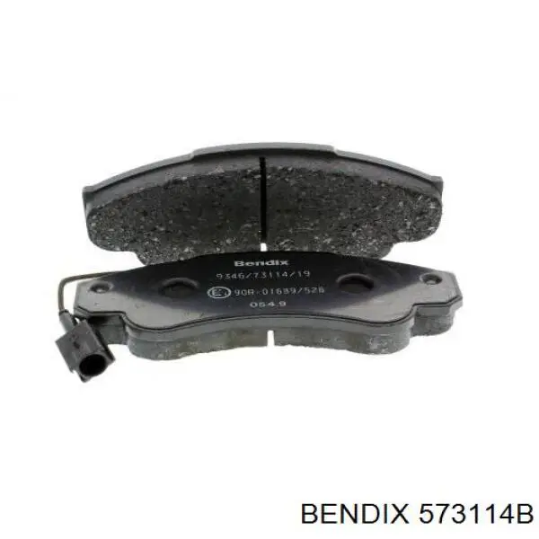 573114B Jurid/Bendix колодки тормозные передние дисковые