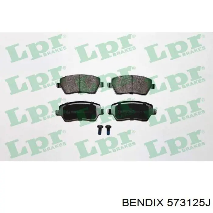 Купить 573125J Jurid/Bendix Колодки тормозные