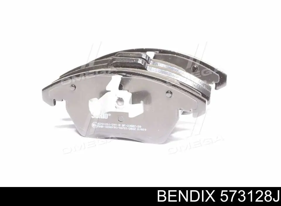 573128J Jurid/Bendix колодки тормозные передние дисковые