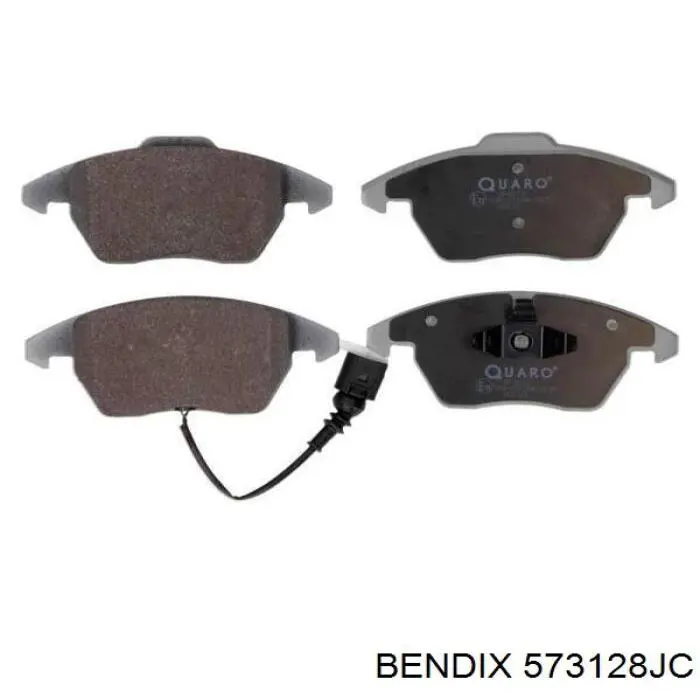 573128JC Jurid/Bendix колодки тормозные передние дисковые