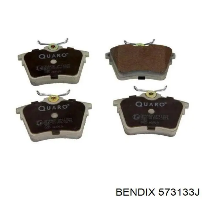 Купить 573133J Jurid/Bendix Колодки тормозные задние, дисковые