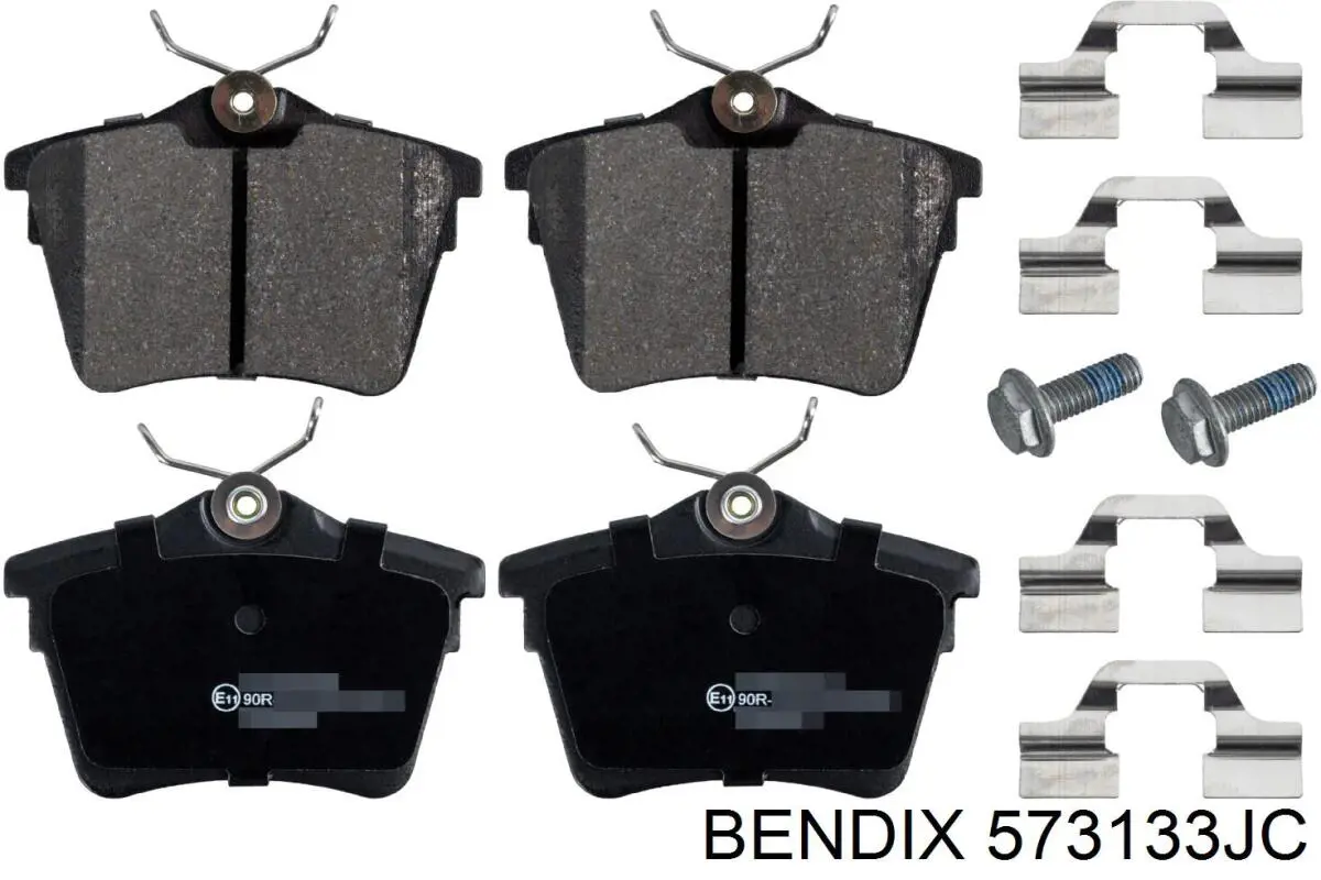 Колодки дисковые  Jurid/Bendix 573133JC цена, от 19.58 USD