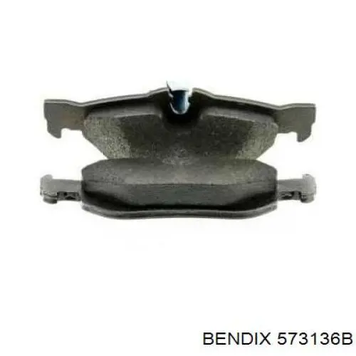 573136B Jurid/Bendix Колодки тормозные дисковые комплект