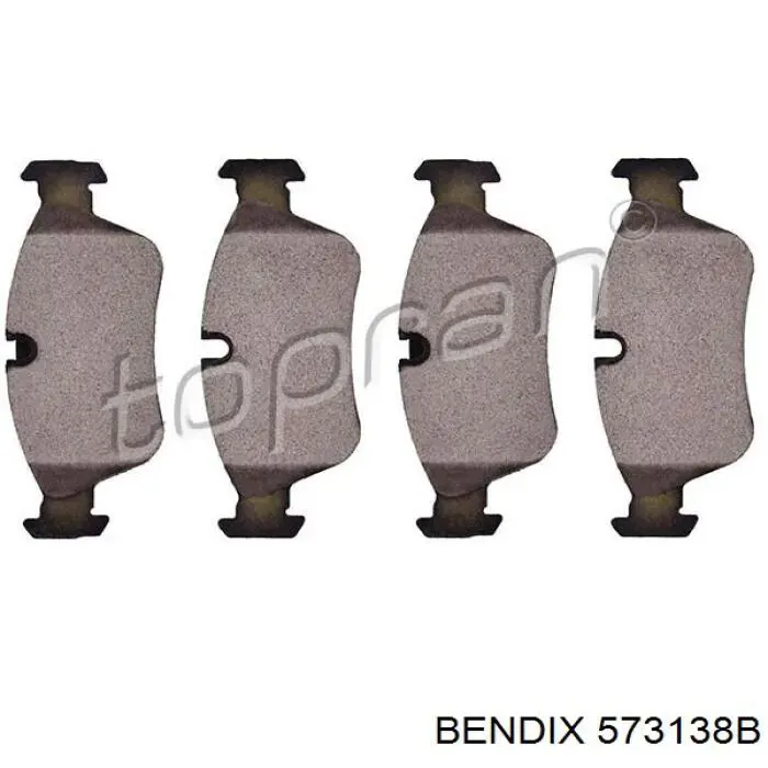 Колодки Jurid/Bendix 573138B цена, от 27.87 USD