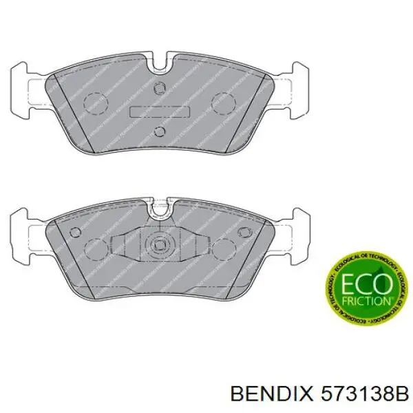 573138B Jurid/Bendix Колодки передние