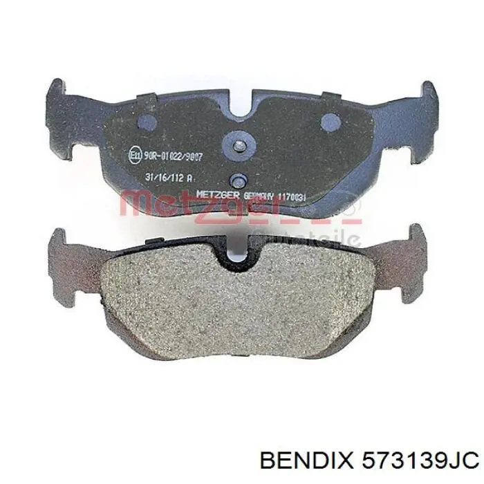 Купить 573139JC Jurid/Bendix Колодки тормозные задние, дисковые