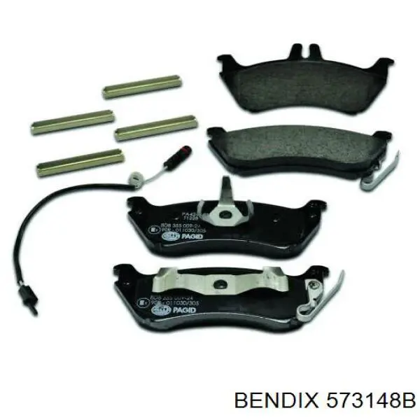 Колодки дисковые  Jurid/Bendix 573148B цена, от 31.50 USD