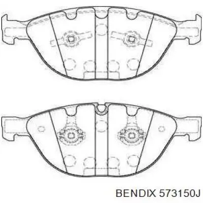 Купить 573150J Jurid/Bendix Колодки тормозные