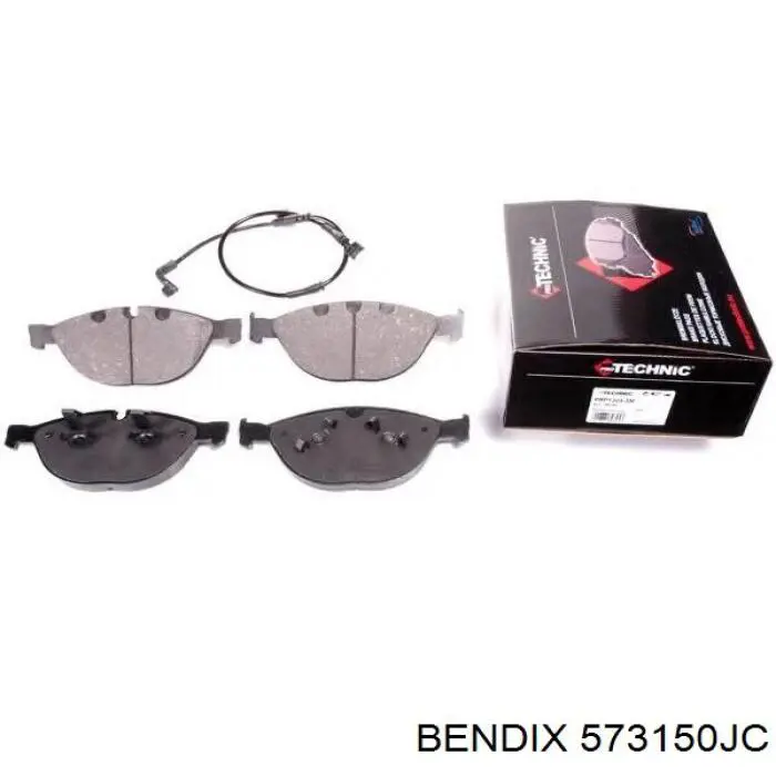 Передние тормозные колодки 573150JC Jurid/Bendix