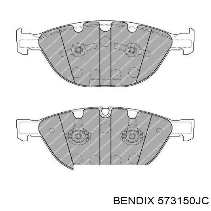 Купить 573150JC Jurid/Bendix Колодки тормозные