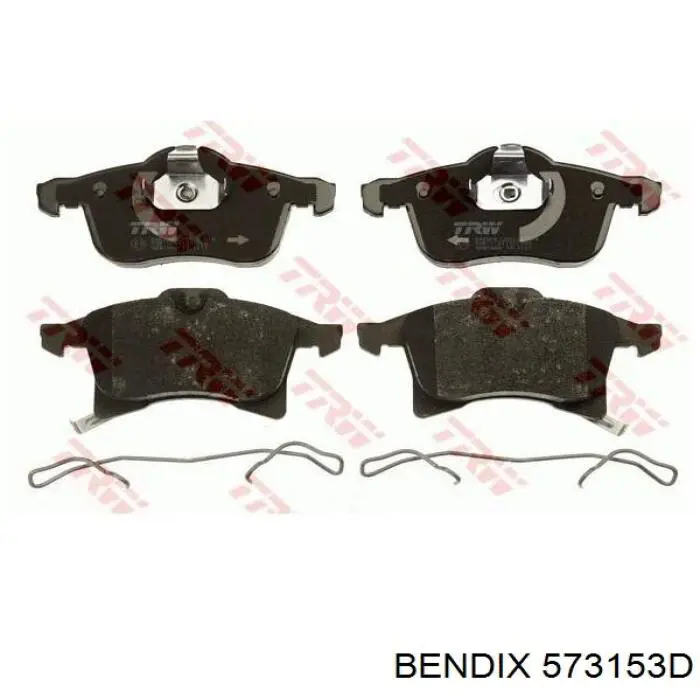 Колодки Jurid/Bendix 573153D цена, от 23.99 USD
