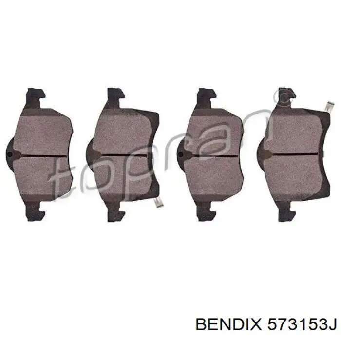 Купить 573153J Jurid/Bendix Колодки тормозные