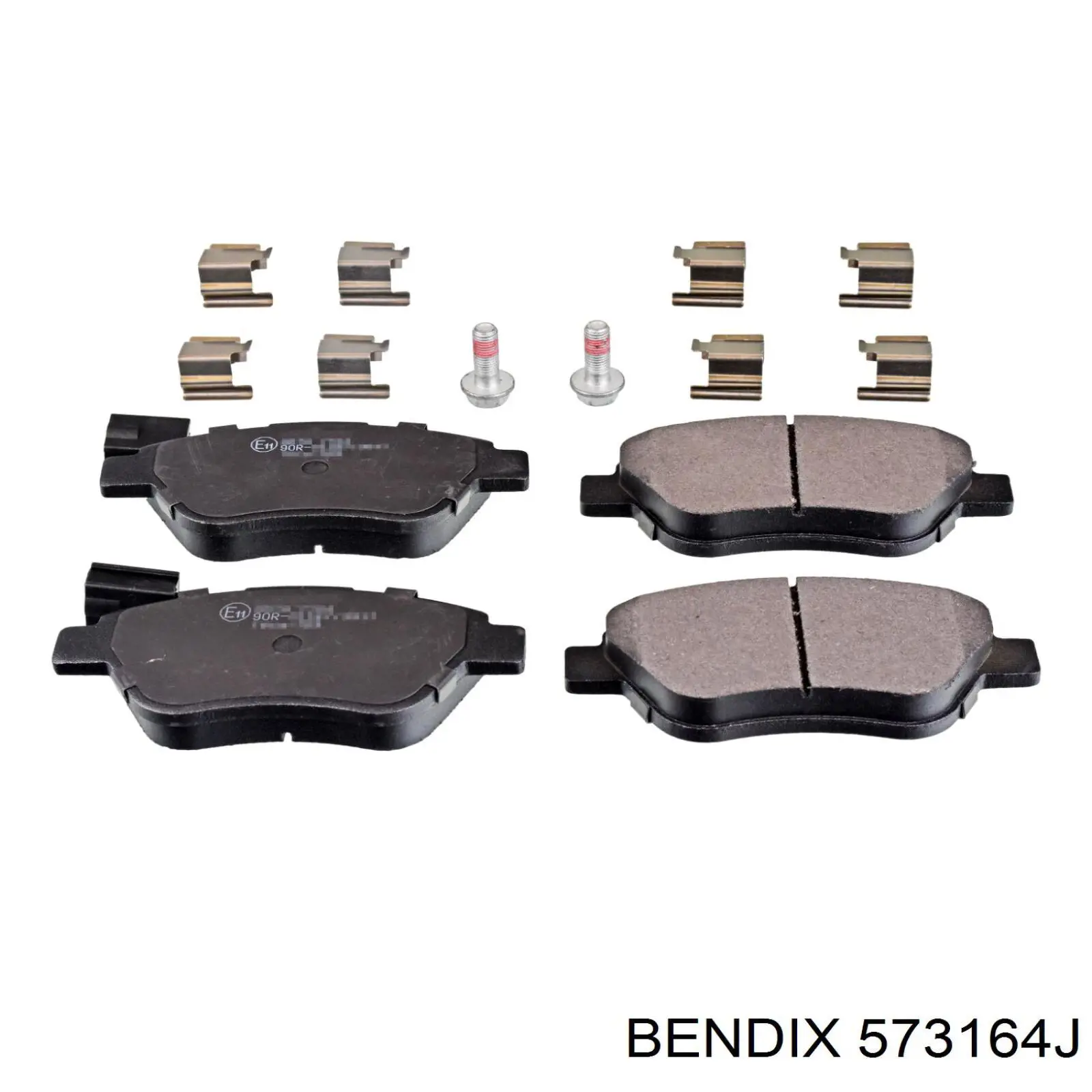 Передние тормозные колодки 573164J Jurid/Bendix