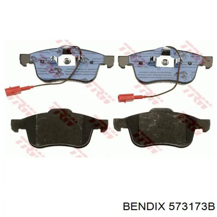 573173B Jurid/Bendix Колодки передние