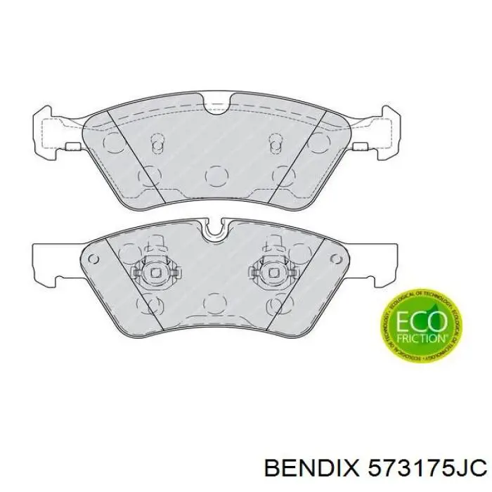 Колодки Jurid/Bendix 573175JC цена, от 63.99 USD