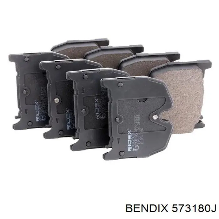 Передние тормозные колодки 573180J Jurid/Bendix