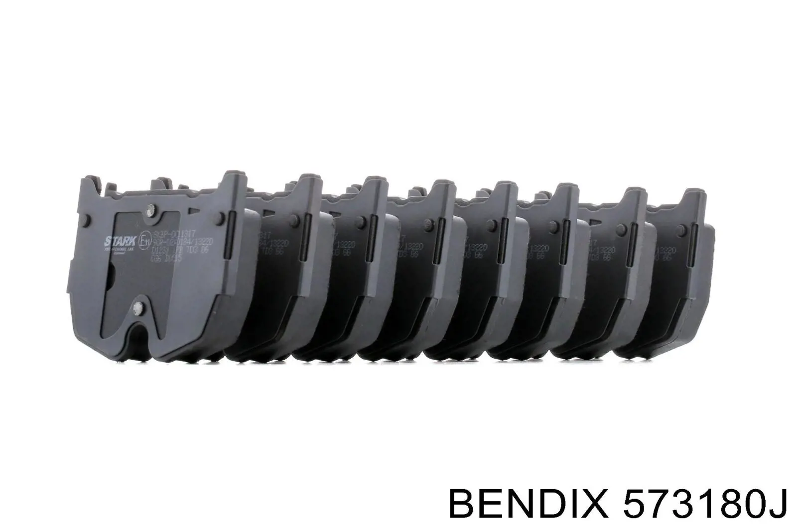 573180J Jurid/Bendix Колодки передние