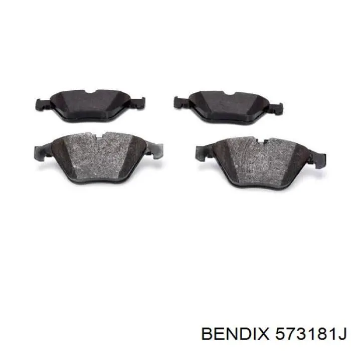 Передние тормозные колодки 573181J Jurid/Bendix