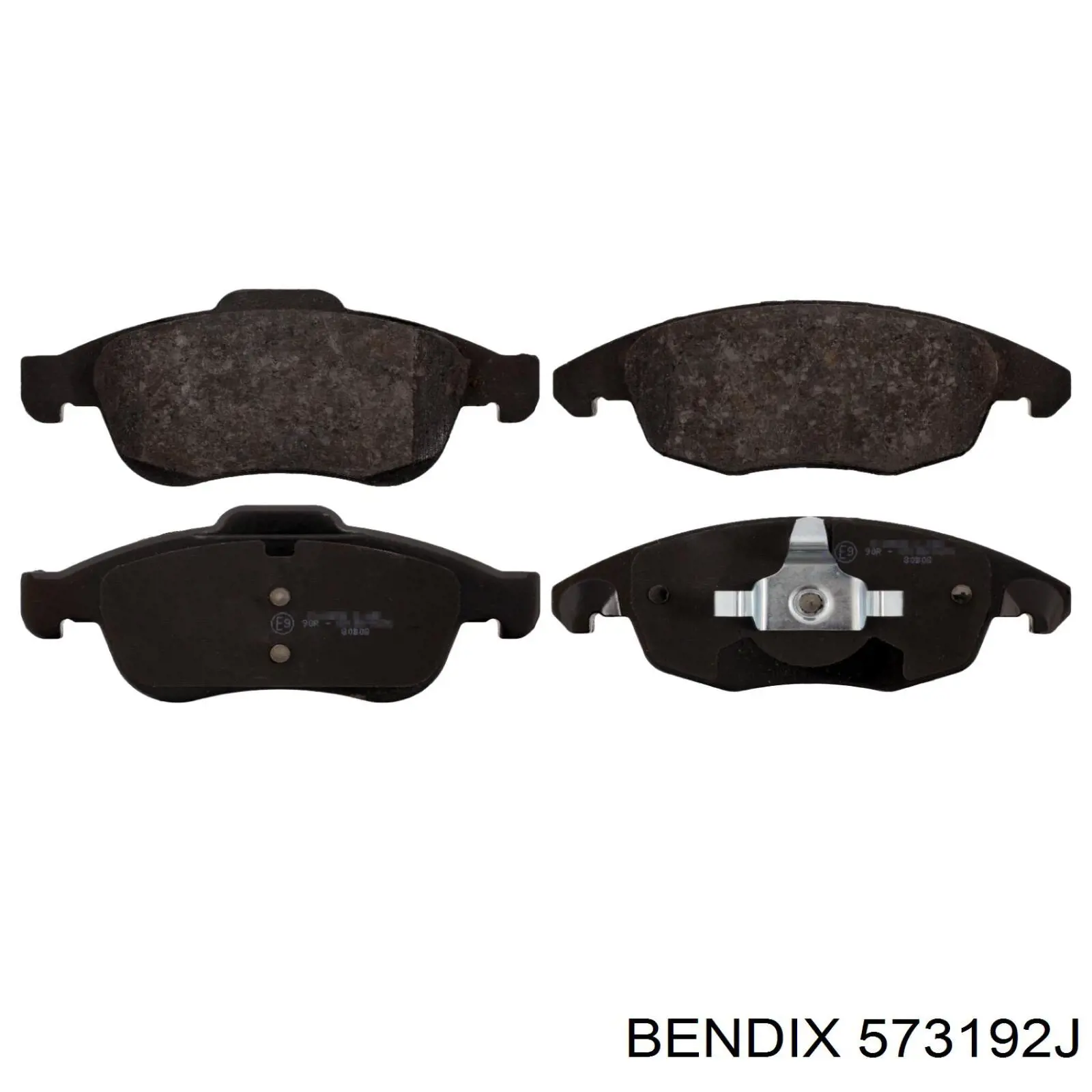 573192J Jurid/Bendix Колодки передние
