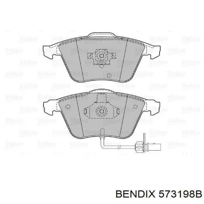 573198B Jurid/Bendix Колодки передние