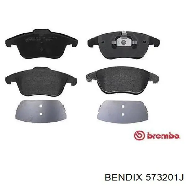 Купить 573201J Jurid/Bendix Колодки тормозные