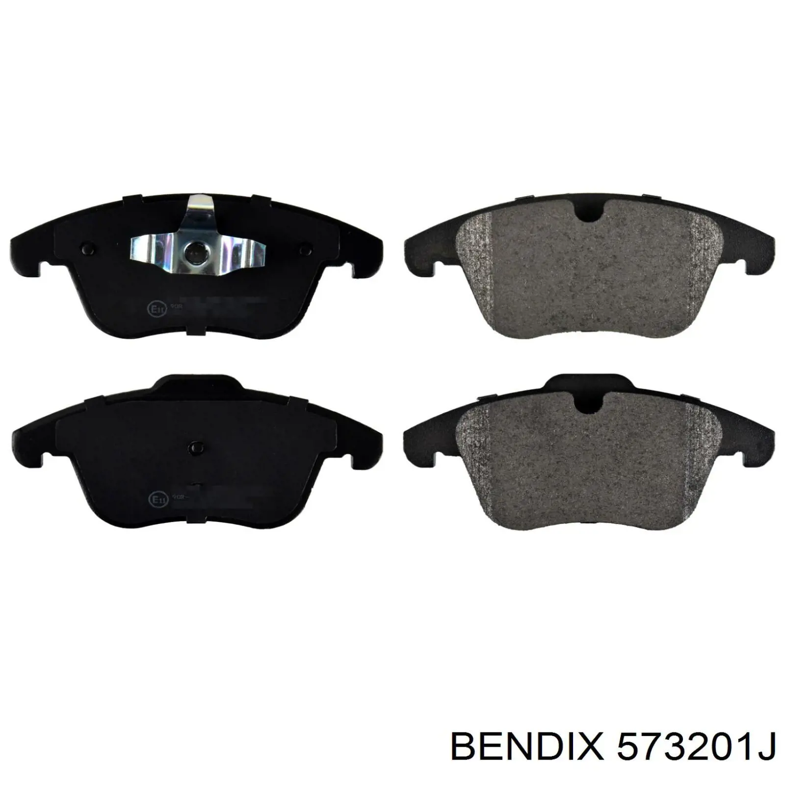 573201J Jurid/Bendix Колодки передние
