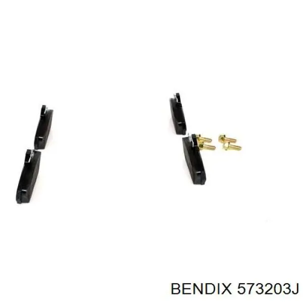 573203J Jurid/Bendix Колодки передние