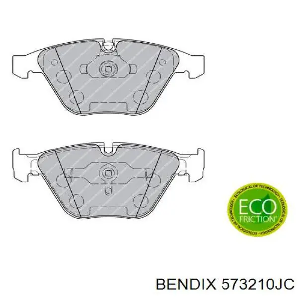Передние тормозные колодки 573210JC Jurid/Bendix