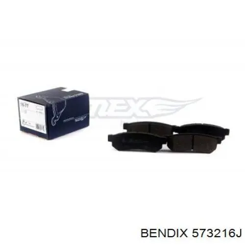 Задние тормозные колодки 573216J Jurid/Bendix