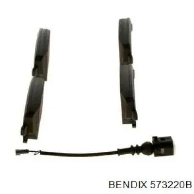 Задние дисковые колодки Jurid/Bendix 573220B