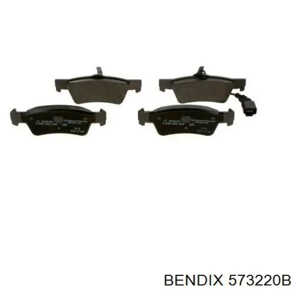 573220B Jurid/Bendix Колодки тормозные дисковые комплект