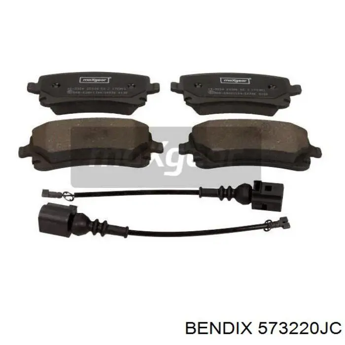 Колодки дисковые  Jurid/Bendix 573220JC цена, от 17.41 USD