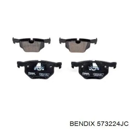 Задние тормозные колодки 573224JC Jurid/Bendix
