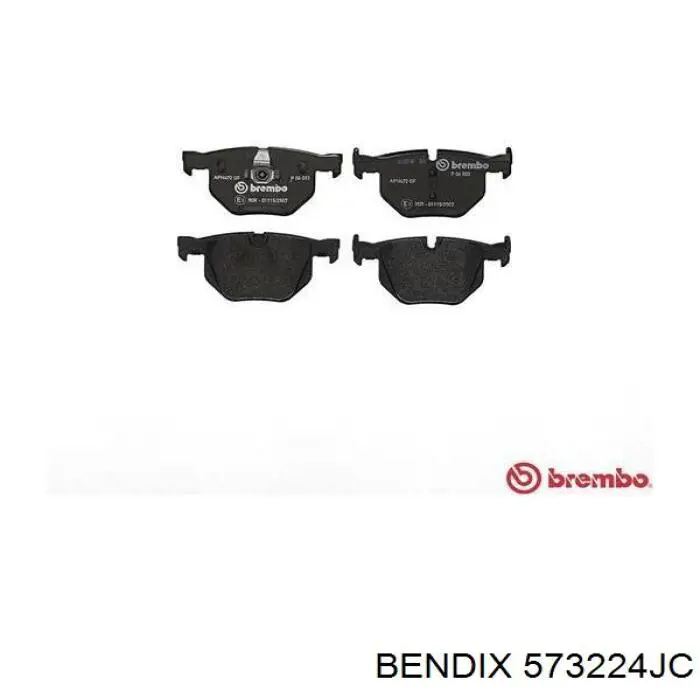 Задние тормозные колодки 573224JC Jurid/Bendix