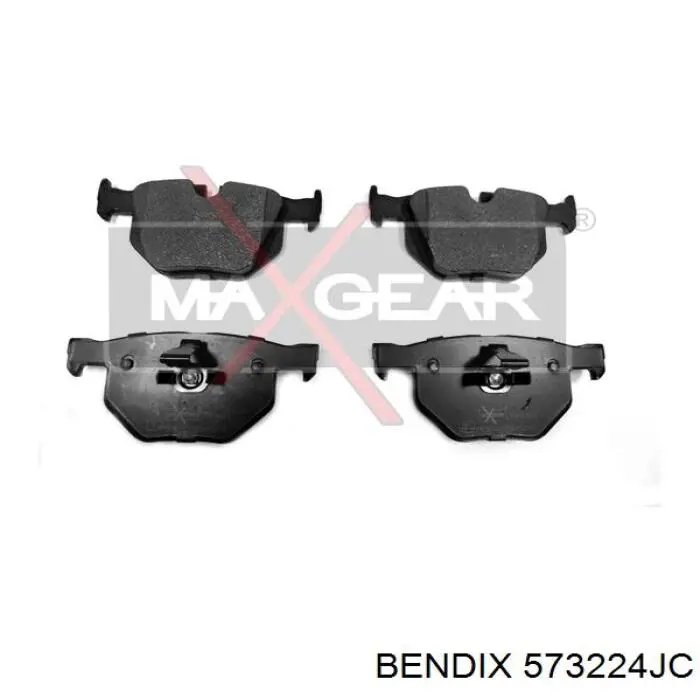 Задние дисковые колодки Jurid/Bendix 573224JC
