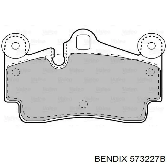 Колодки дисковые  Jurid/Bendix 573227B цена, от 27.93 USD