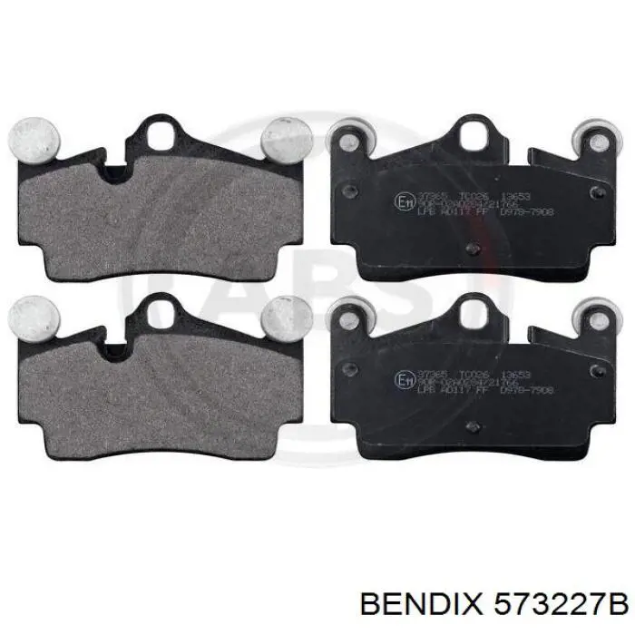 573227B Jurid/Bendix Колодки тормозные дисковые комплект