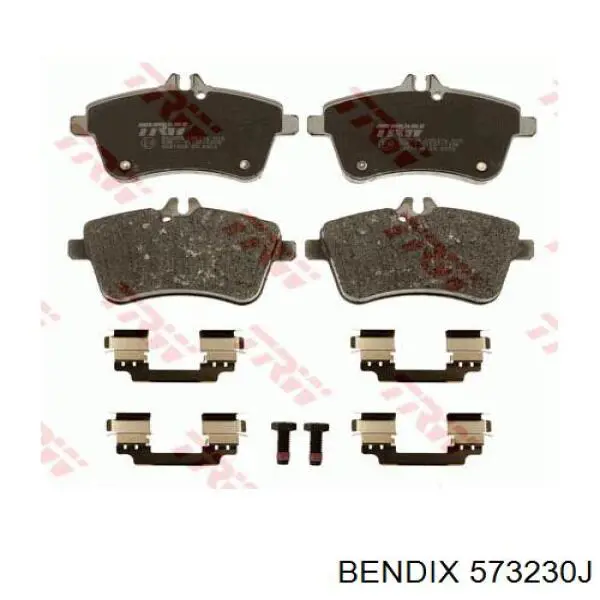 573230J Jurid/Bendix Колодки передние