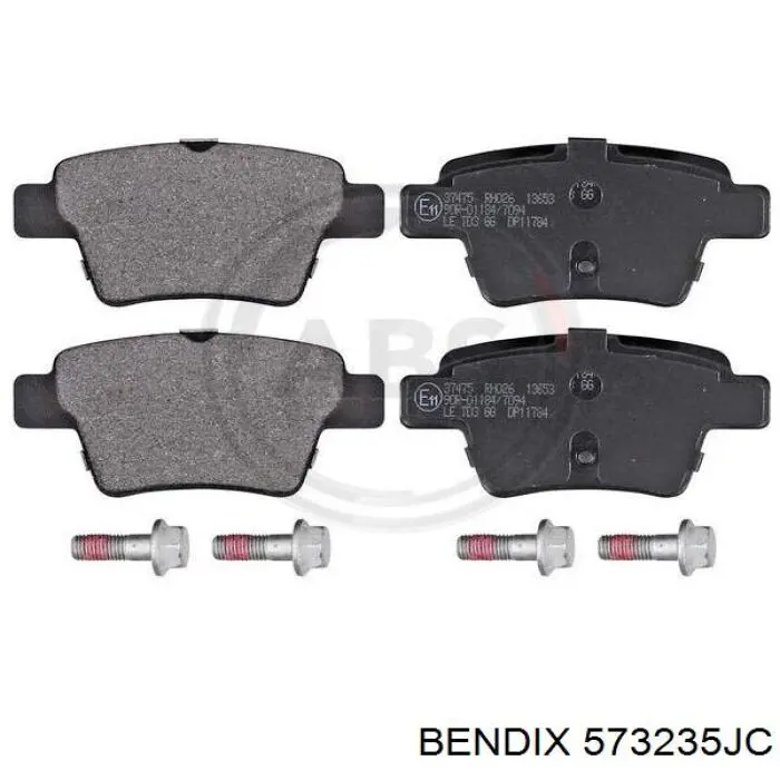 Колодки дисковые  Jurid/Bendix 573235JC цена, от 15.50 USD