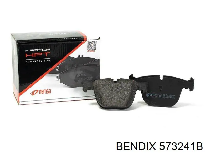 Передние тормозные колодки 573241B Jurid/Bendix