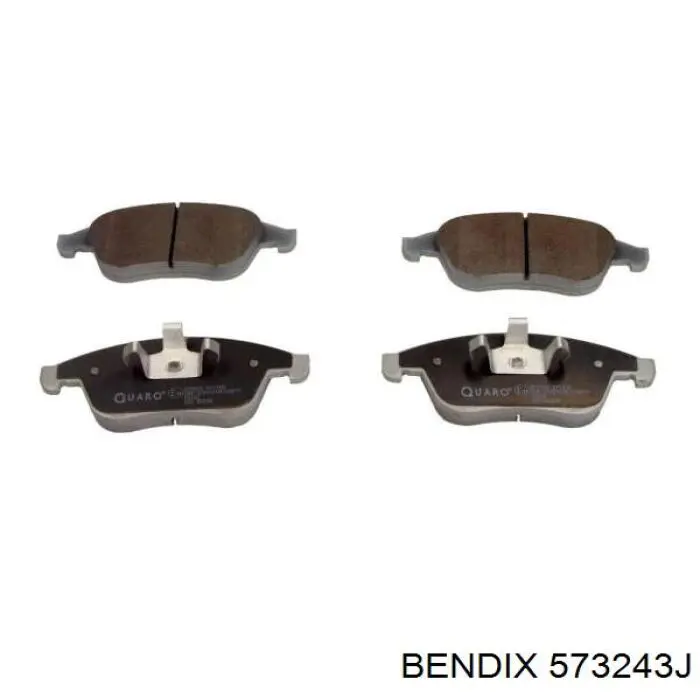 573243J Jurid/Bendix Колодки передние