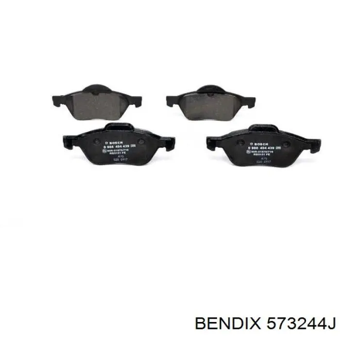 Тормозные колодки Jurid/Bendix 573244J