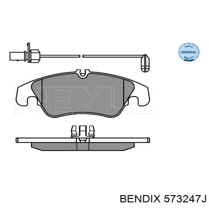 Купить 573247J Jurid/Bendix Колодки тормозные