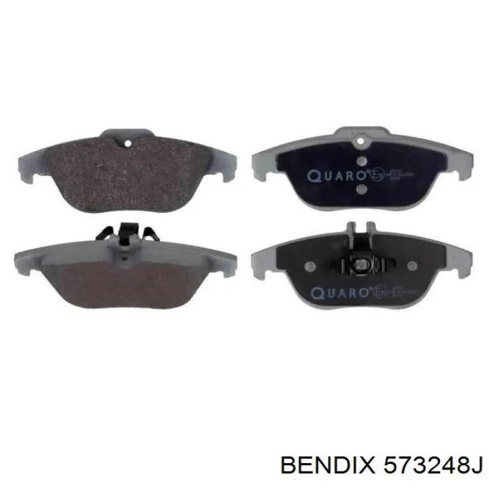 Задние тормозные колодки 573248J Jurid/Bendix