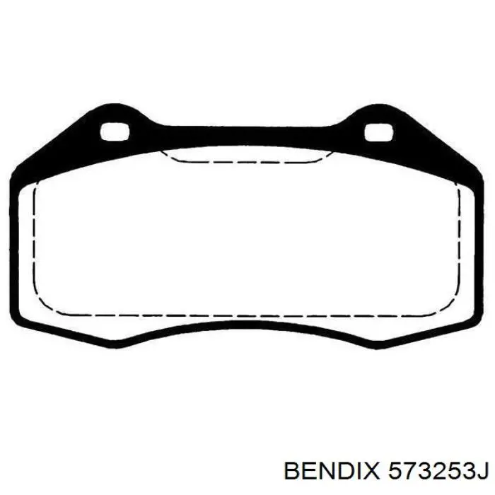 573253J Jurid/Bendix Колодки передние
