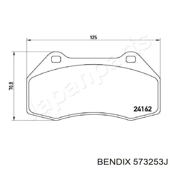 Колодки Jurid/Bendix 573253J цена, от 30.44 USD