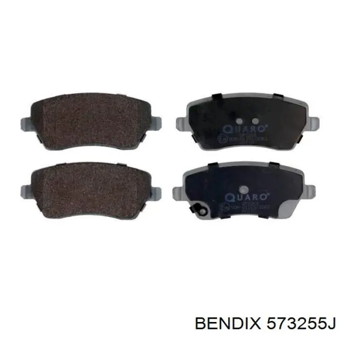Передние тормозные колодки 573255J Jurid/Bendix