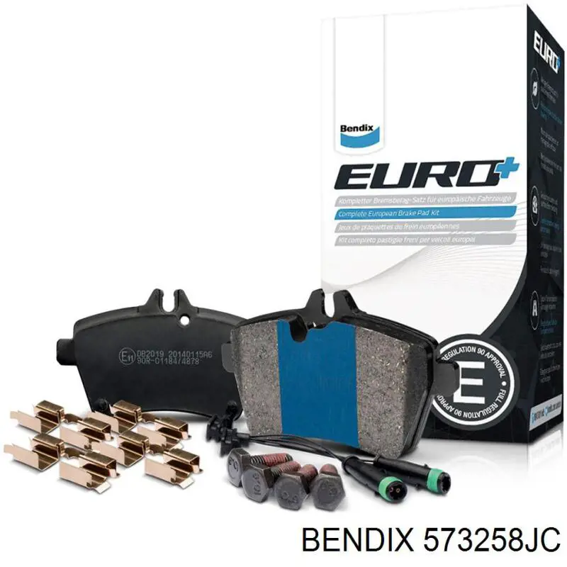 Передние тормозные колодки 573258JC Jurid/Bendix