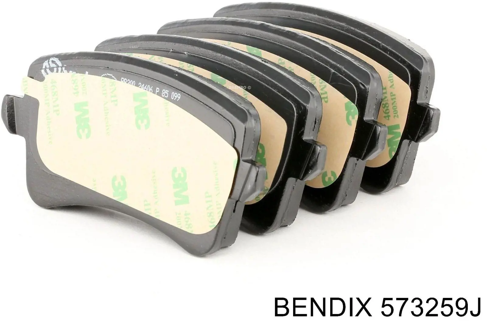 Купить 573259J Jurid/Bendix Колодки тормозные задние, дисковые